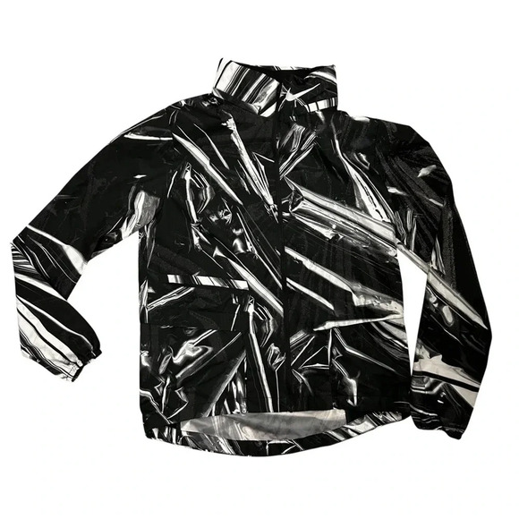 Nike Shield Full-Zip Womens Small Running Jacket Ghost Flash‎ Weather Resistant - Picture 1 of 8